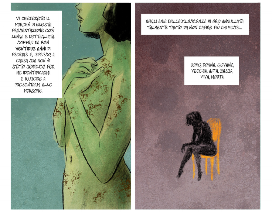 graphic novel psoriasi